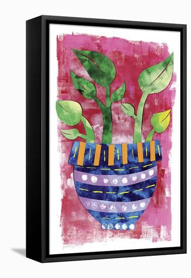 Houseplant 6-Summer Tali Hilty-Framed Stretched Canvas