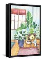 Houseplants-Elizabeth Rider-Framed Stretched Canvas