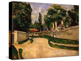 Houses Along a Road, Ca 1881-Paul Cézanne-Stretched Canvas