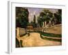 Houses Along a Road, Ca 1881-Paul Cézanne-Framed Giclee Print