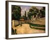 Houses Along a Road, Ca 1881-Paul Cézanne-Framed Giclee Print