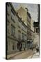 Houses Along a Street, Mozart House, Vienna, Austria-null-Stretched Canvas