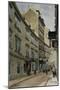 Houses Along a Street, Mozart House, Vienna, Austria-null-Mounted Giclee Print