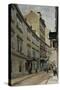 Houses Along a Street, Mozart House, Vienna, Austria-null-Stretched Canvas