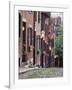 Houses Along Acorn Street, Boston, Massachusetts, USA-Walter Bibikow-Framed Photographic Print