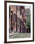 Houses Along Acorn Street, Boston, Massachusetts, USA-Walter Bibikow-Framed Photographic Print