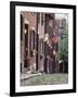 Houses Along Acorn Street, Boston, Massachusetts, USA-Walter Bibikow-Framed Photographic Print