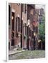 Houses Along Acorn Street, Boston, Massachusetts, USA-Walter Bibikow-Framed Photographic Print