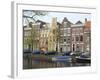 Houses Along Canal, Leiden, Netherlands, Europe-Ethel Davies-Framed Photographic Print