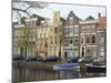 Houses Along Canal, Leiden, Netherlands, Europe-Ethel Davies-Mounted Photographic Print