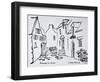 Houses along Promenade du Ruicard, La Roche-Bernard, Brittany, France-Richard Lawrence-Framed Photographic Print