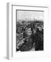 Houses Along Queen's Walk, Green Park, London, 1926-1927-McLeish-Framed Giclee Print