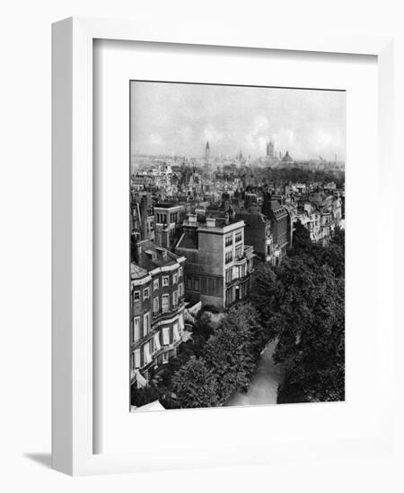 Houses Along Queen's Walk, Green Park, London, 1926-1927-McLeish-Framed Giclee Print