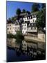 Houses Along the River in the Old Town, Luxembourg City, Luxembourg-Gavin Hellier-Mounted Photographic Print