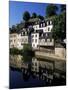 Houses Along the River in the Old Town, Luxembourg City, Luxembourg-Gavin Hellier-Mounted Photographic Print