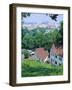 Houses Amid Trees and City Skyline in the Background, of Birmingham, Alabama, USA-Robert Francis-Framed Photographic Print