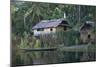 Houses and Boat, Sepik River, Papua New Guinea-Sybil Sassoon-Mounted Photographic Print
