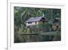 Houses and Boat, Sepik River, Papua New Guinea-Sybil Sassoon-Framed Photographic Print