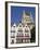 Houses and Church, Martinsviertel, Gross St. Martin, in Cologne, North Rhine Westphalia, Germany-Hans Peter Merten-Framed Photographic Print