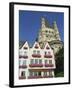 Houses and Church, Martinsviertel, Gross St. Martin, in Cologne, North Rhine Westphalia, Germany-Hans Peter Merten-Framed Photographic Print