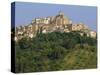 Houses and Church of an Ancient Wine Town on a Hill at Loreto Aprutino in Abruzzi, Italy, Europe-Newton Michael-Stretched Canvas