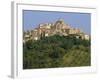 Houses and Church of an Ancient Wine Town on a Hill at Loreto Aprutino in Abruzzi, Italy, Europe-Newton Michael-Framed Photographic Print
