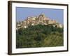 Houses and Church of an Ancient Wine Town on a Hill at Loreto Aprutino in Abruzzi, Italy, Europe-Newton Michael-Framed Photographic Print