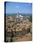 Houses and Churches on the Skyline of the Town of Siena, UNESCO World Heritage Site, Tuscany, Italy-null-Stretched Canvas