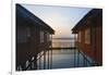 Houses and entire villages built on stilts on Inle Lake, Myanmar (Burma), Asia-Alex Treadway-Framed Photographic Print