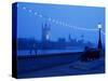 Houses and Parliament from Across the Thames, London, England, United Kingdom-Nick Wood-Stretched Canvas