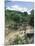 Houses and People Walking in Dry River Bed Caused by Erosion, Near Petionville, Haiti, West Indies-Lousie Murray-Mounted Photographic Print