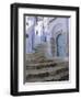 Houses and Steps in Chefchaouen (Chaouen) (Chechaouen), Rif Region, Morocco, Africa-Bruno Morandi-Framed Photographic Print