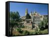 Houses and the Cathedral from the South of the City of Segovia, Castilla Y Leon, Spain-Ruth Tomlinson-Framed Stretched Canvas