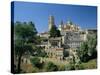 Houses and the Cathedral from the South of the City of Segovia, Castilla Y Leon, Spain-Ruth Tomlinson-Stretched Canvas