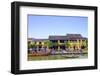Houses and the river in the historic centre of Hoi An, UNESCO World Heritage Site, Quang Nam, Vietn-Alex Robinson-Framed Photographic Print