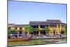 Houses and the river in the historic centre of Hoi An, UNESCO World Heritage Site, Quang Nam, Vietn-Alex Robinson-Mounted Photographic Print