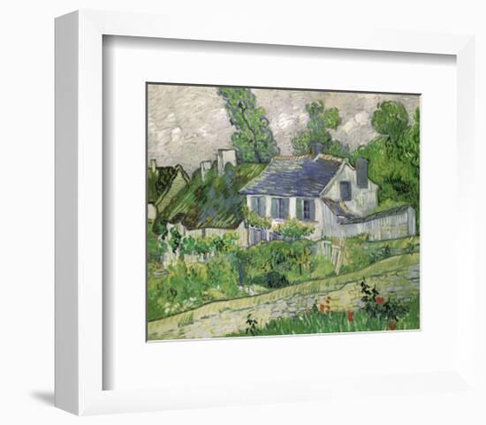 Houses at Auvers, c.1890-Vincent van Gogh-Framed Art Print