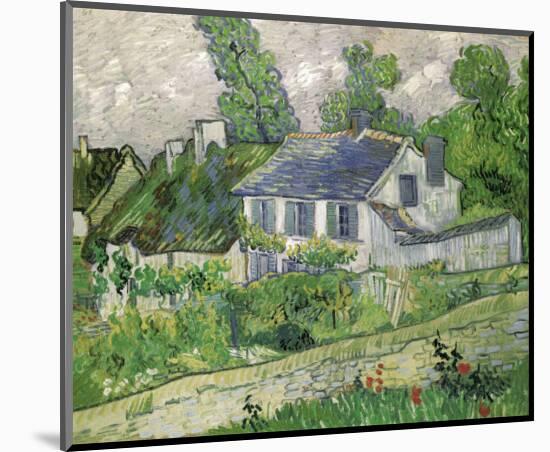 Houses at Auvers, c.1890-Vincent van Gogh-Mounted Art Print