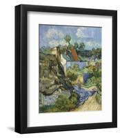 Houses at Auvers, c.1890-Vincent van Gogh-Framed Art Print