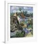 Houses at Auvers-Vincent van Gogh-Framed Art Print