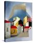Houses at Lerici, 1932-33-Luigi Colombo Fillia-Stretched Canvas