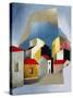 Houses at Lerici, 1932-33-Luigi Colombo Fillia-Stretched Canvas