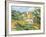 Houses At the Estaque-Paul Cézanne-Framed Art Print