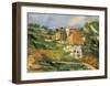 Houses at the Estaque-Paul Cézanne-Framed Art Print