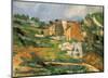 Houses at the Estaque-Paul Cézanne-Mounted Art Print