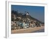 Houses at the Waterfront, Malibu, Los Angeles County, California, USA-null-Framed Photographic Print