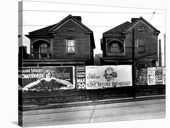 Houses, Atlanta, Georgia, 1936-Walker Evans-Stretched Canvas