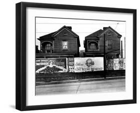 Houses, Atlanta, Georgia, 1936-Walker Evans-Framed Photo