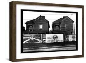 Houses - Atlanta, Georgia-Walker Evans-Framed Art Print