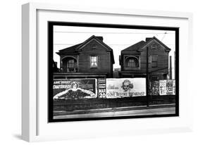 Houses - Atlanta, Georgia-Walker Evans-Framed Art Print